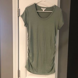 Market & Spruce- Alma short sleeve maternity knit top